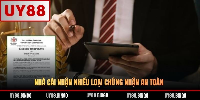 Giấy Phép Hoạt Động UY88 - Bảo Chứng Cho Top 1 Uy Tín